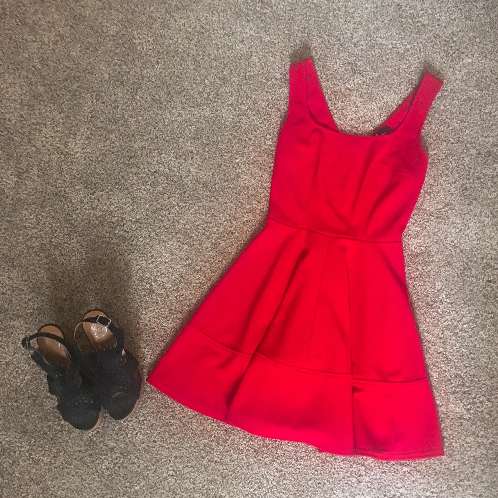 Lulu’s Home Before Daylight Red Dress